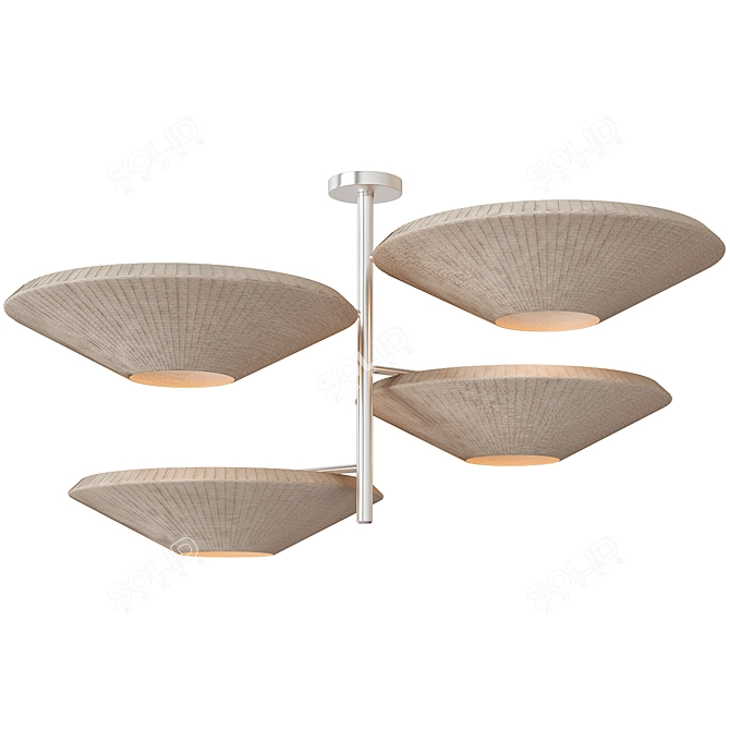Modern Siam Pendant Light 3D model image 1