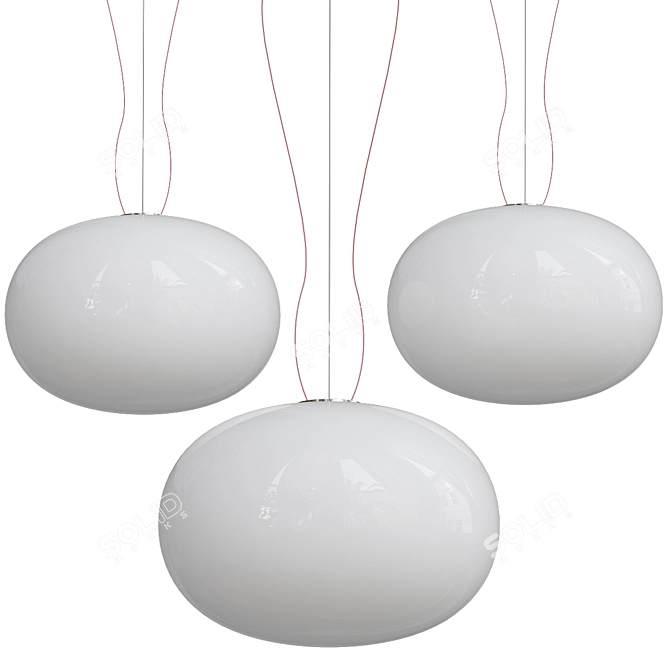 Elegant Illumination: GILBERT Pendant Light 3D model image 1