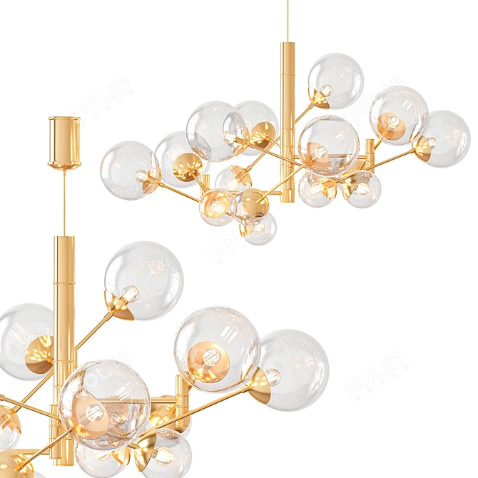 Elegant Illumination by Metal Lux 3D model image 1