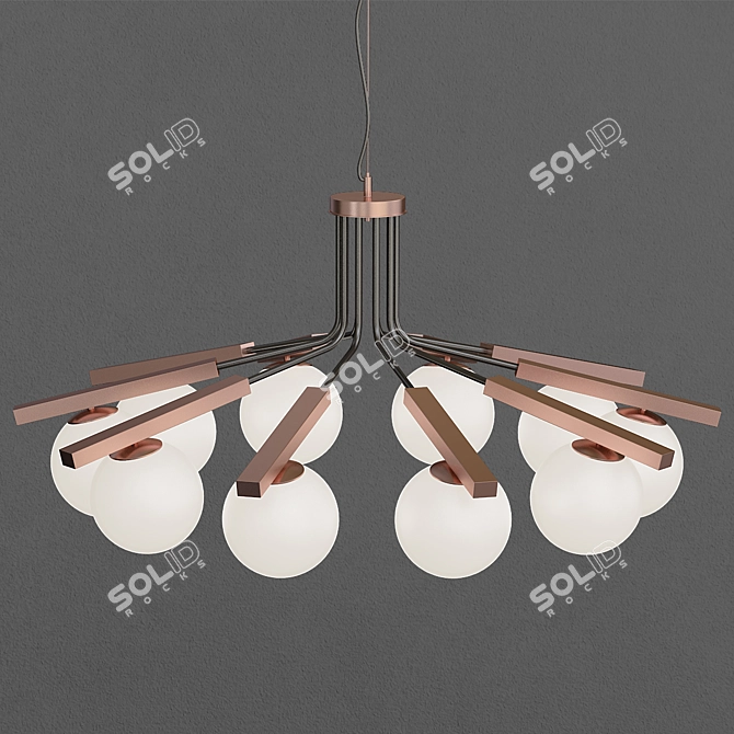 Modern GLOBE Pendant Light 3D model image 1