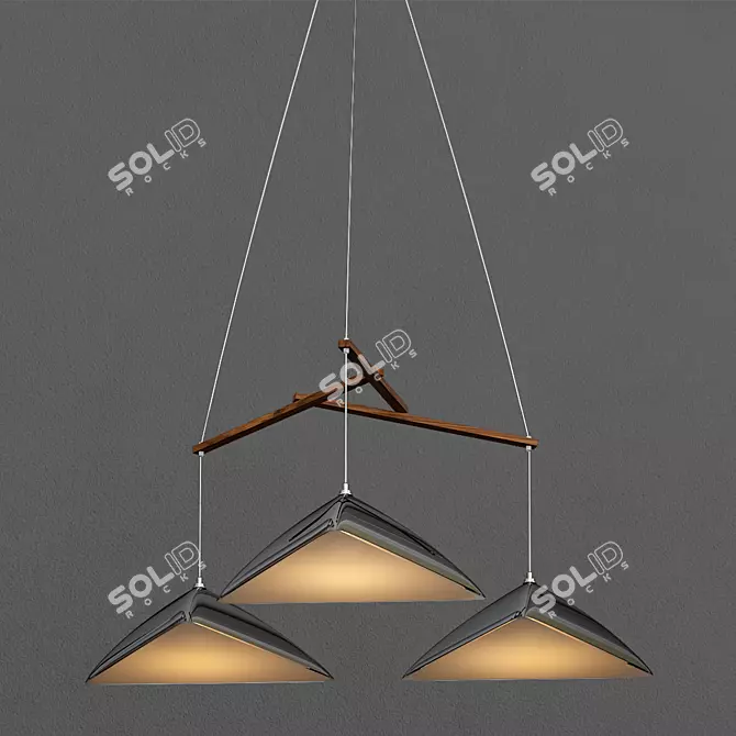 Emily Trio: High Gloss Elegance 3D model image 1