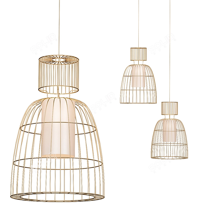 Sleek and Stylish Apollo Chair 3D model image 1