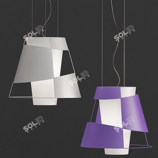 Elegant Pallucco Pendant Lamp 3D model image 1