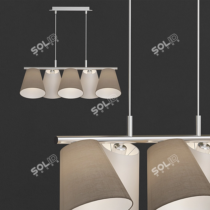 Elegant Tarrasa Pendant 3D model image 1