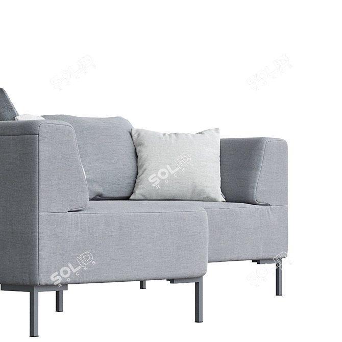Modern 185 Sofa: Luxurious Comfort 3D model image 3