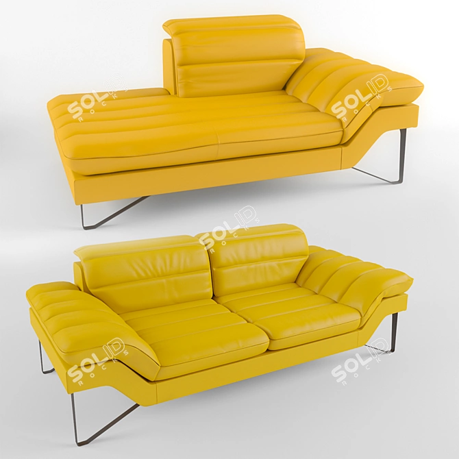 Elegant Italian Sofa: Egoitaliano Audrey 3D model image 1