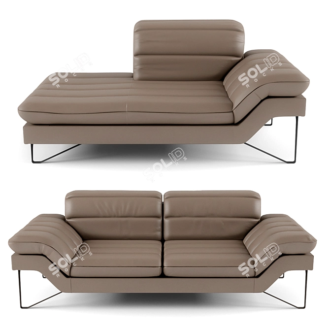 Elegant Italian Sofa: Egoitaliano Audrey 3D model image 2