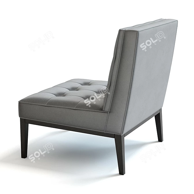 Monaco Armchair: High-Detailed 3D Model 3D model image 3