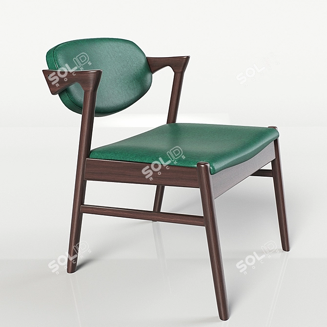 Matilda Armchair: Stylish and Sturdy Seating 3D model image 1