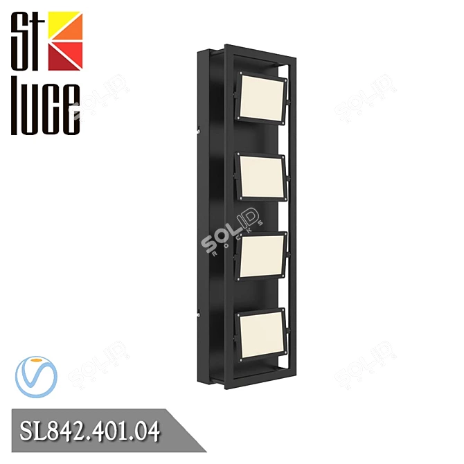 Elicano LED Wall/Ceiling Light 3D model image 1