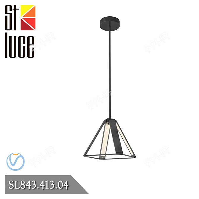 ST LUCE PIALETO Ceiling Light 3D model image 1