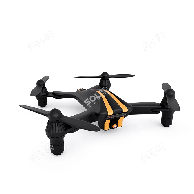Spider Drone 2015: 3D Model - OBJ, FBX 3D model image 2