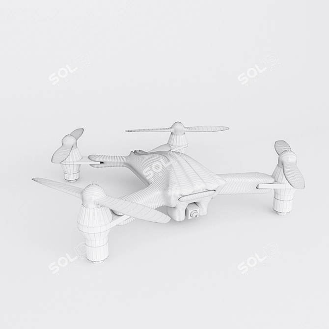 Spider Drone 2015: 3D Model - OBJ, FBX 3D model image 3