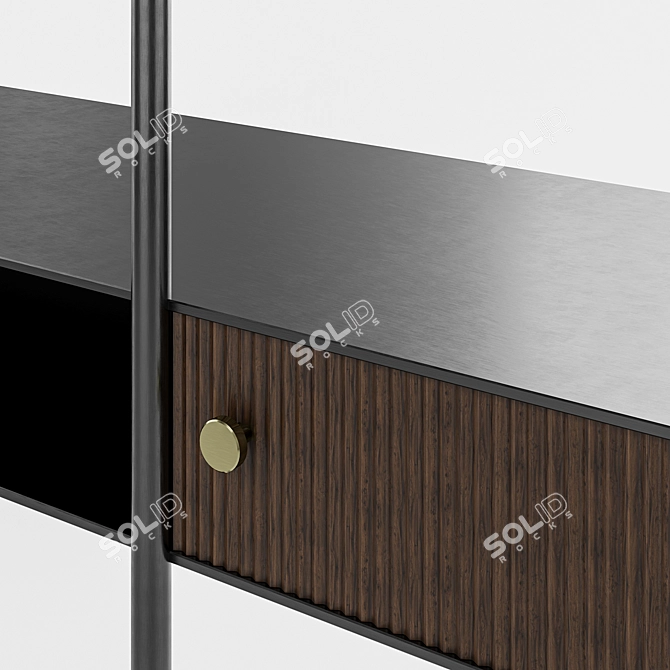 QD18 Console: Contemporary Elegance 3D model image 2