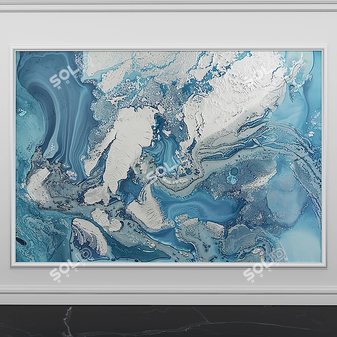 Fluid Art Masterpiece: FA_18S1 3D model image 3