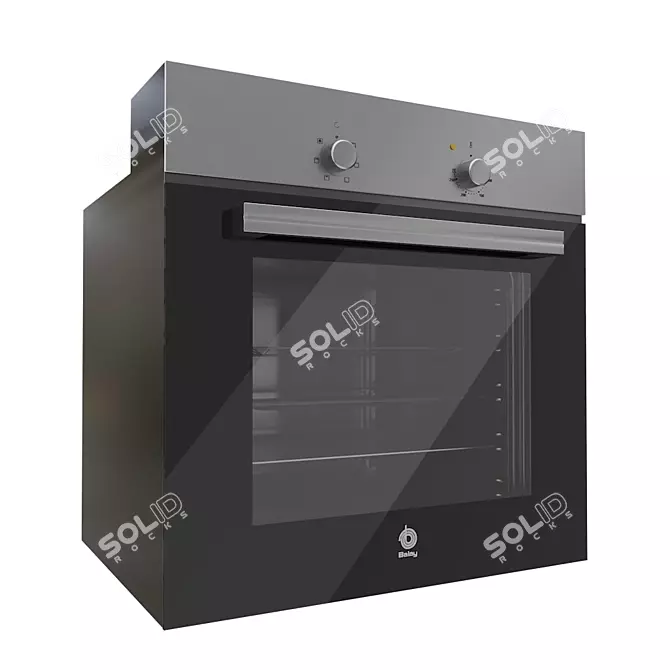 Elegant Balay 3HB1000X0 Wall Oven 3D model image 2