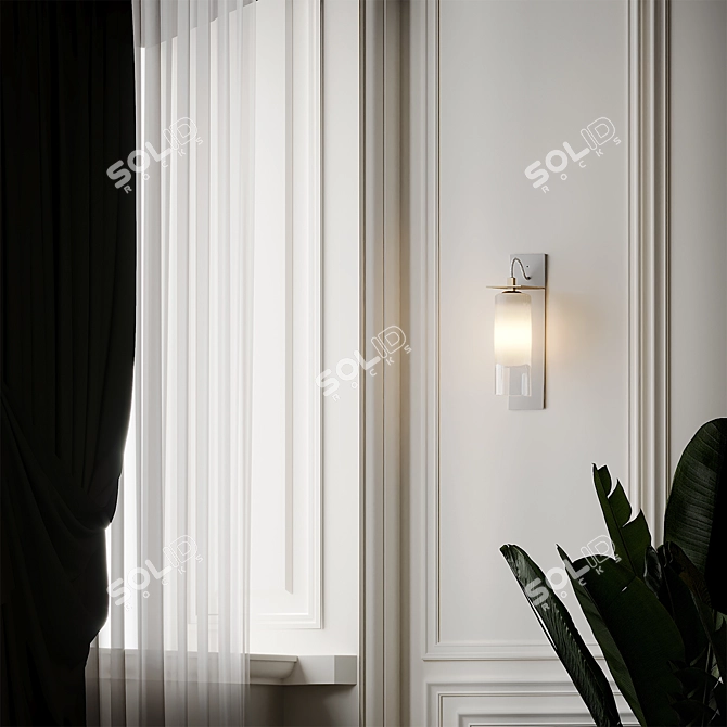 Eclipse Sconce: Articolo's Illuminating Brilliance 3D model image 3