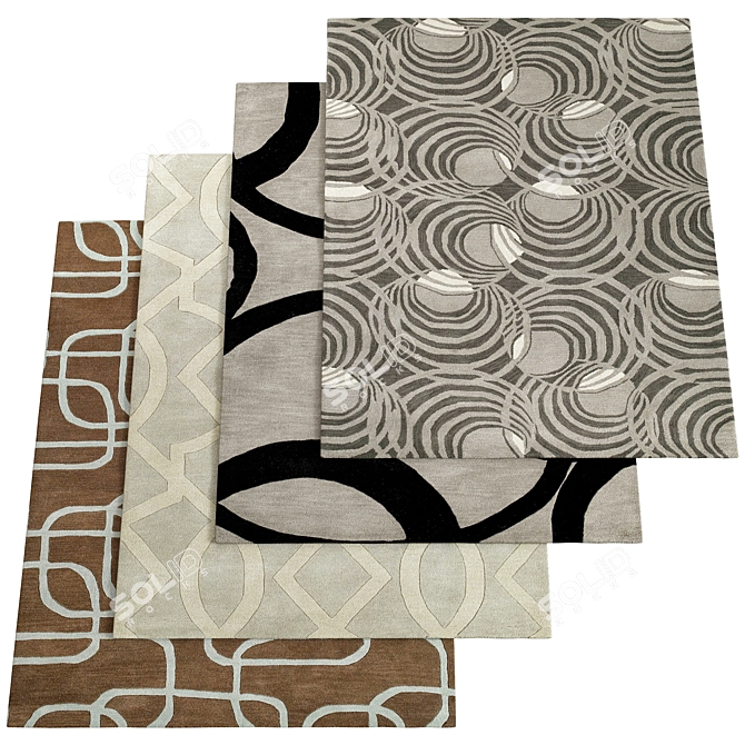 Luxury 52" Carpet 3D model image 1