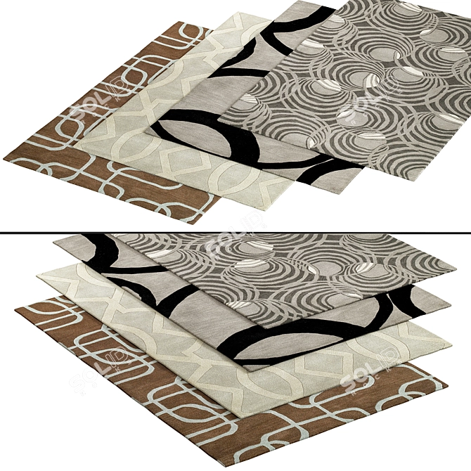 Luxury 52" Carpet 3D model image 2