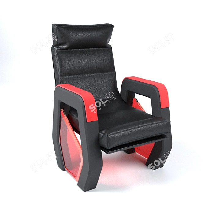 3DS Max Gaming Chair 3D model image 1