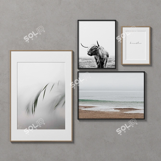 Urban Chic Frame Collection 3D model image 1