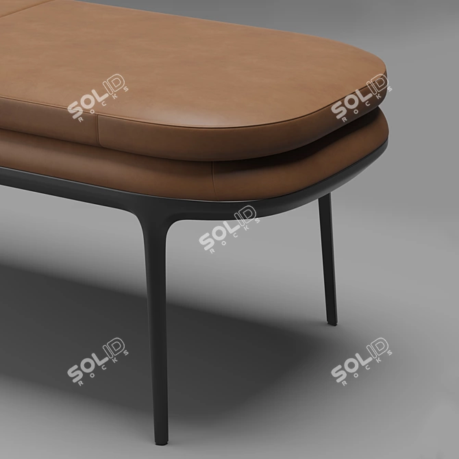 Maxalto Caratos Bench: Divine Elegance in Your Home 3D model image 2