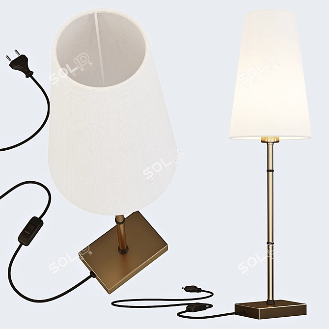 Maytoni Zaragoza Table Lamp 3D model image 1