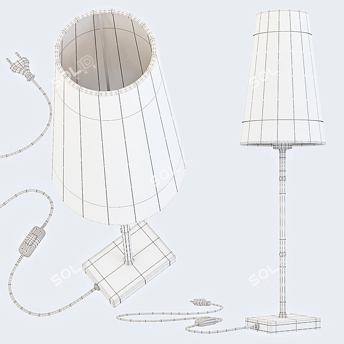Maytoni Zaragoza Table Lamp 3D model image 2