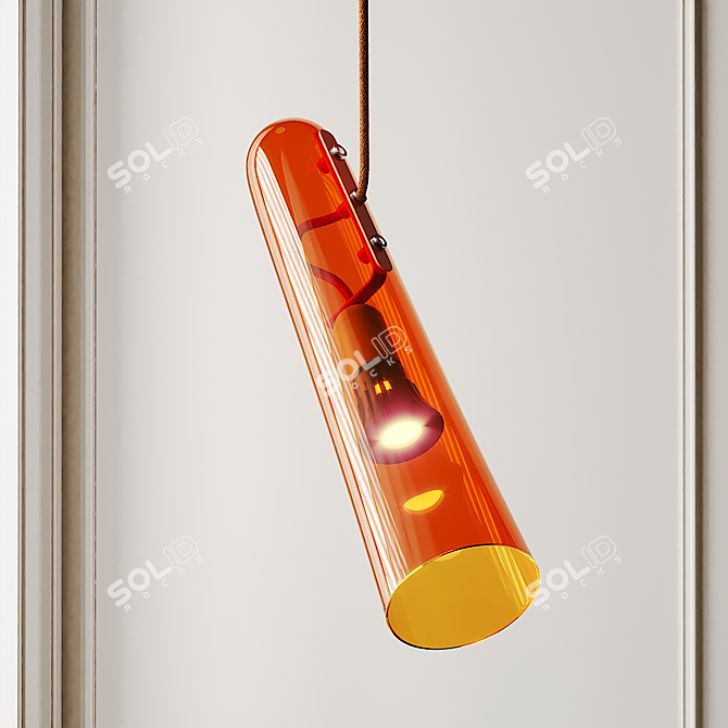 Elegant Brokis Flutes: A Lighting Masterpiece 3D model image 6