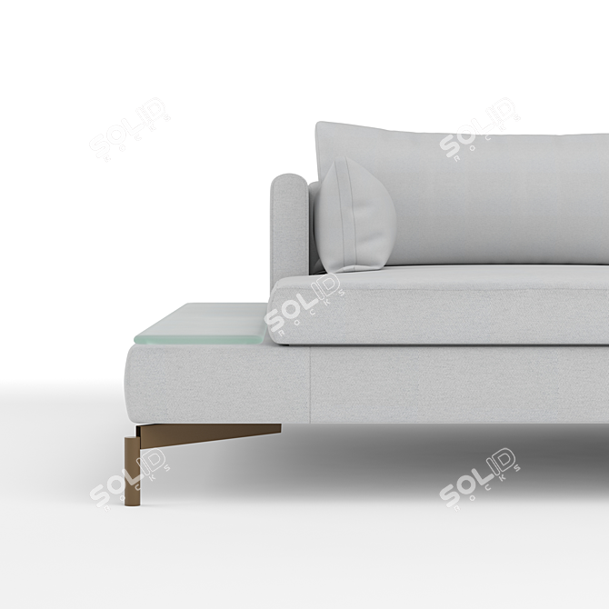 Elegant Novamobili Reef Sofa 3D model image 3