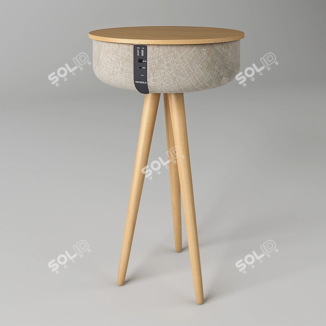 Victrola i-star Bluetooth Speaker Table 3D model image 1