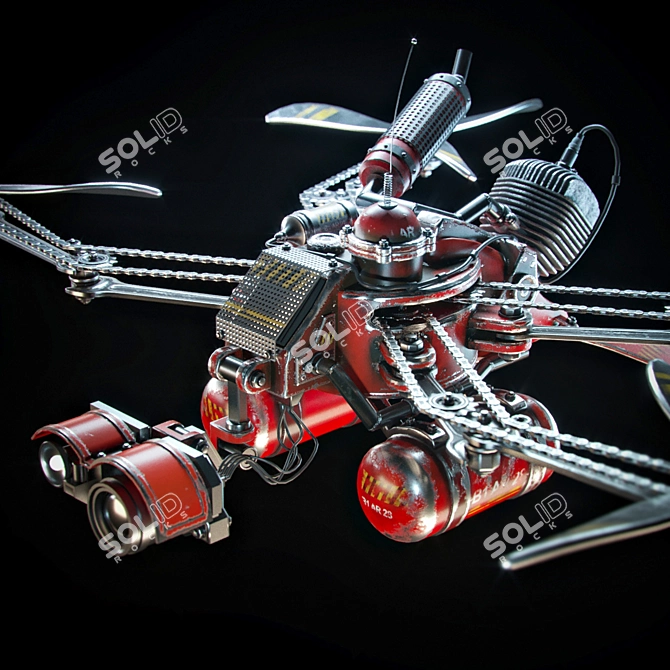 Ultimate Design-Compatible Drone 3D model image 2