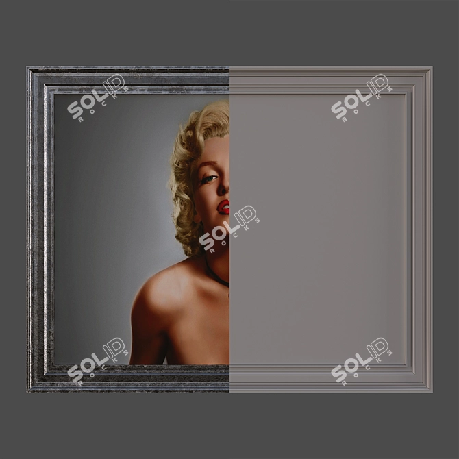 Marilyn Monroe Portrait Sculpture 3D model image 3