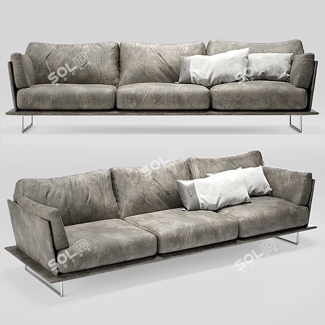 Gamma Arredamenti Vessel Sofa 3D model image 1