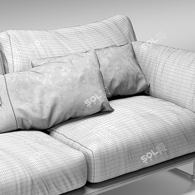 Gamma Arredamenti Vessel Sofa 3D model image 3