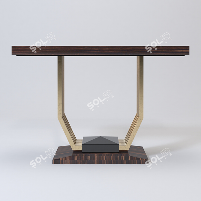 Luxurious Ferris Rafauli Console Table 3D model image 2