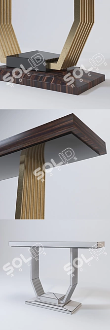 Luxurious Ferris Rafauli Console Table 3D model image 3