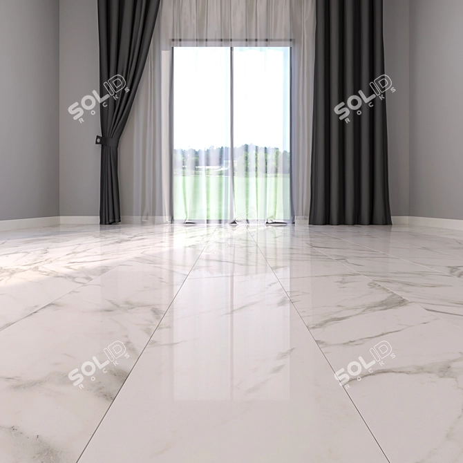 High Definition Marble Floor 3D model image 2