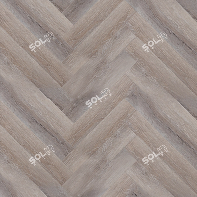 Hermitage Oak Vinyl Parquet 3D model image 2