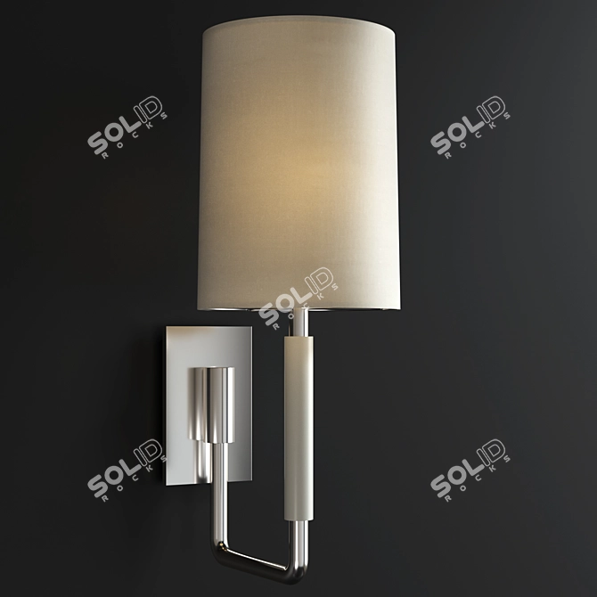 Elegant Clout Sconce Illumination 3D model image 6