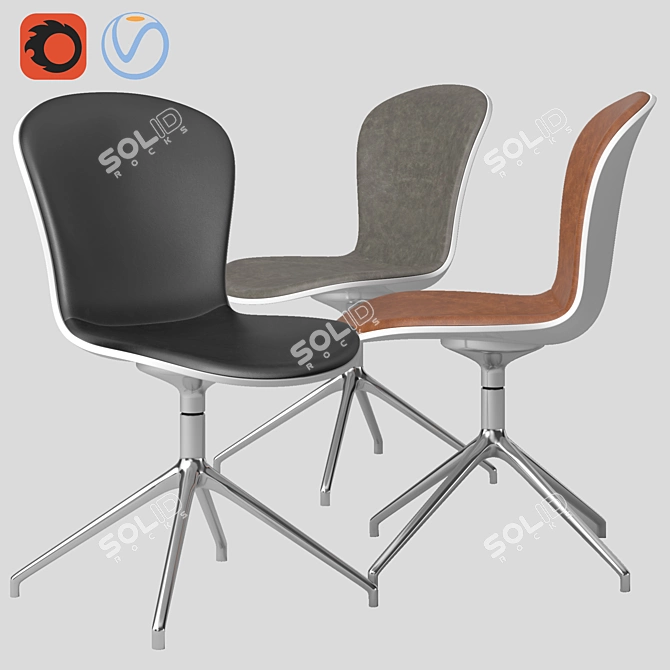 Modern Comfort: Adelaide Chair 3D model image 1