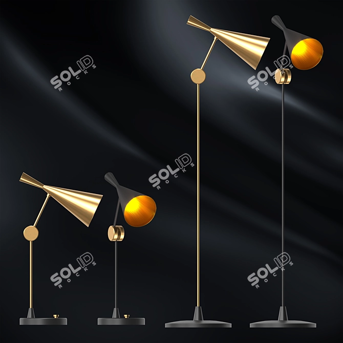 Illuminate your space with Beat floor lamps! 3D model image 3