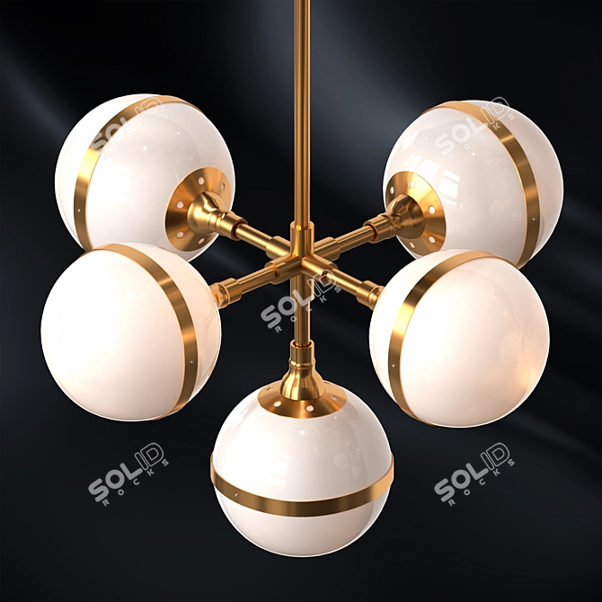 Title: Stunning Starkey Chandeliers 3D model image 2