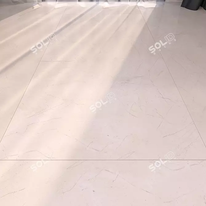 Marble Floor Tiles 381 | HD Textures, 80 x 160 cm 3D model image 1