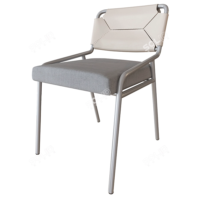ErgoFit Tai Chair: Modern Design, Ultimate Comfort 3D model image 1
