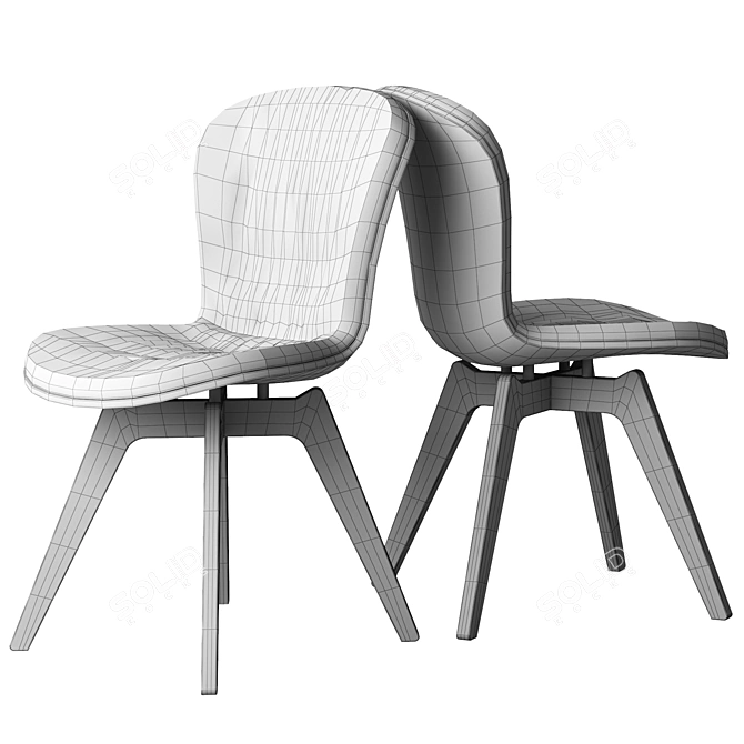 Elegant Adelaide Chair: Perfectly Designed 3D model image 3