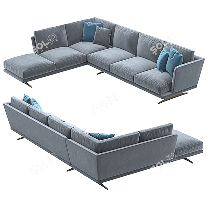Marelli Clipper - Modular Sectional Sofa 3D model image 2
