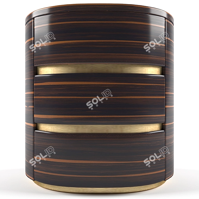 Elegant Compact Sideboard 3D model image 1