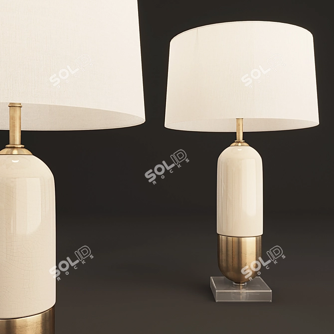 Sleek Tavi Lamp: Modern Elegance 3D model image 1