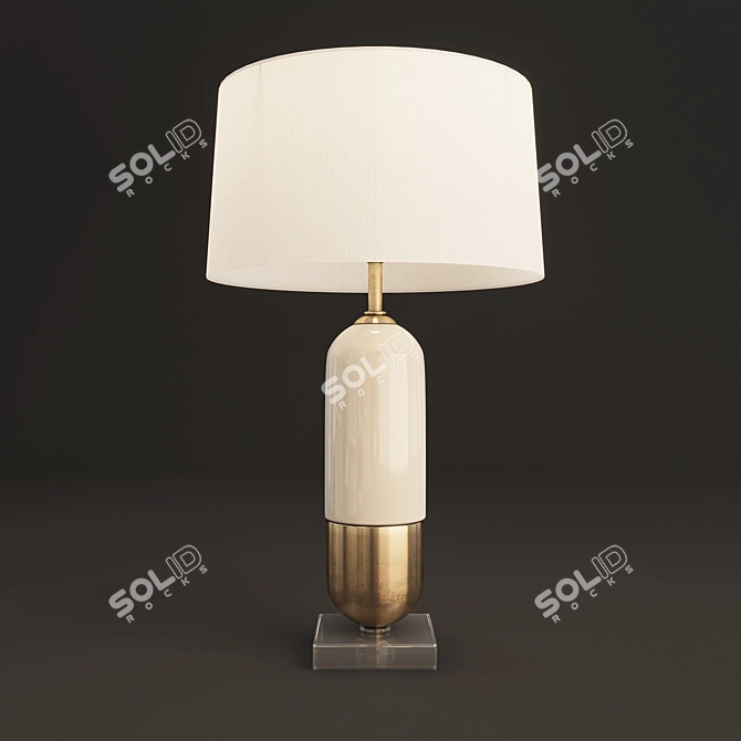 Sleek Tavi Lamp: Modern Elegance 3D model image 2